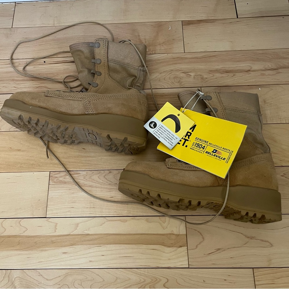 Steel toe Belleville boots